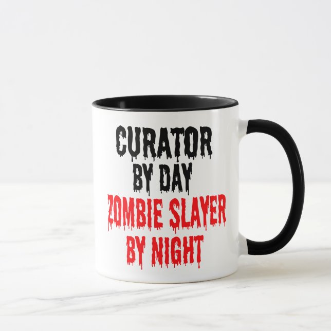 Tasse Curateur Zombie plaisanter (Droite)