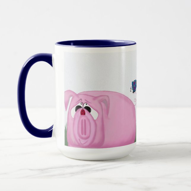 Tasse Cute Piglet Chumley Et De Beaux Amis (Gauche)