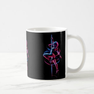Tasse Cyberpunk-Tänzerin Neon