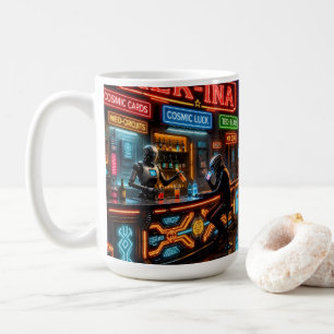 Tasse Cyberpunk Western Sci-Fi Saloon