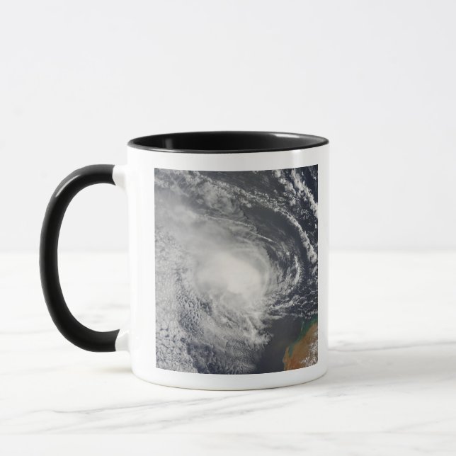 Tasse Cyclone tropical Jacob approchant l'Australie (Gauche)