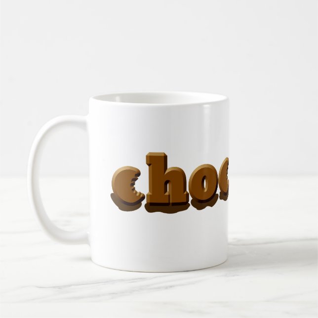 Tasse d'accro du chocolat (Gauche)