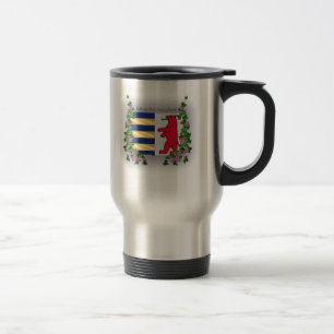 Tasse d'acier inoxydable de café de crête de Rus