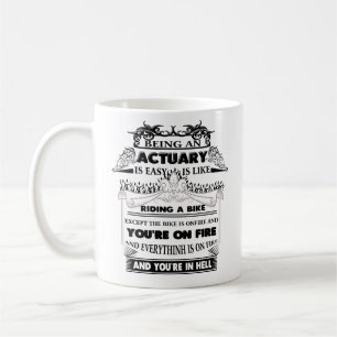 Tasse d'actuaire, tasse de café d'actuaire, tasse