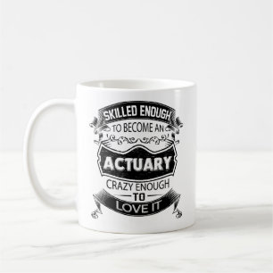Tasse d'actuaire, tasse de café d'actuaire, tasses