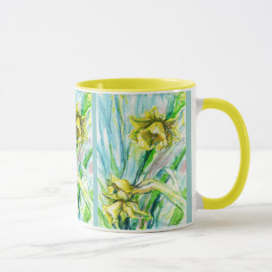 Tasse Daffodique de boue de printemps