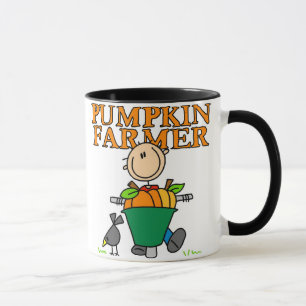Tasse d'agriculteur de citrouille