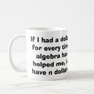 Tasse d'algèbre de maths
