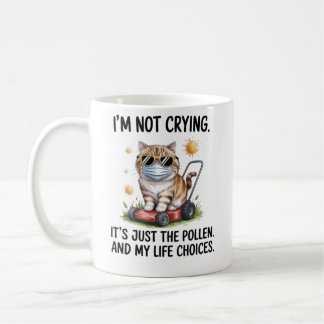 Tasse d'allergie de chat drôle - Pas en train de p