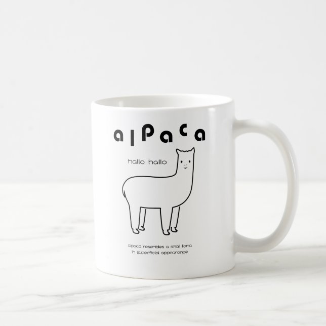 tasse d'alpaga (Droite)