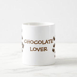 Tasse d'amant de chocolat