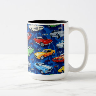 Tasse d'amants de voiture de classiques de voiture