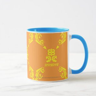 Tasse Damassé jaune-orange