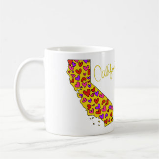 Tasse d'amour de Golden State de la Californie