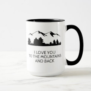 Tasse d'amour de montagne