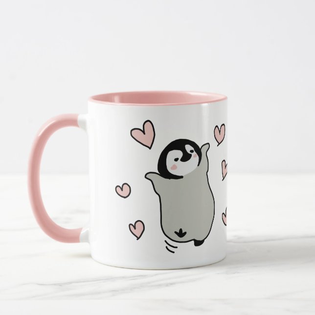 Tasse d'amour de pingouin (Gauche)
