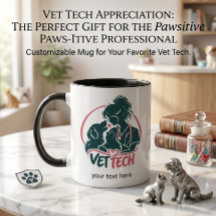 Tasse d'amour de technicien vétérinaire