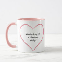 Tasse d'amour éternel