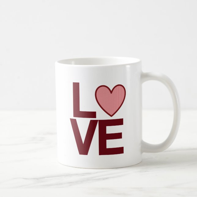 Tasse d'AMOUR - rouge (Droite)