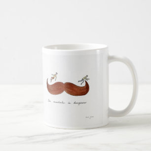 Tasse dangereuse de moustache