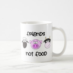 Tasse d'animal de nourriture d'amis pas