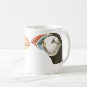 Tasse d'animaux de faune d'oiseaux de macareux