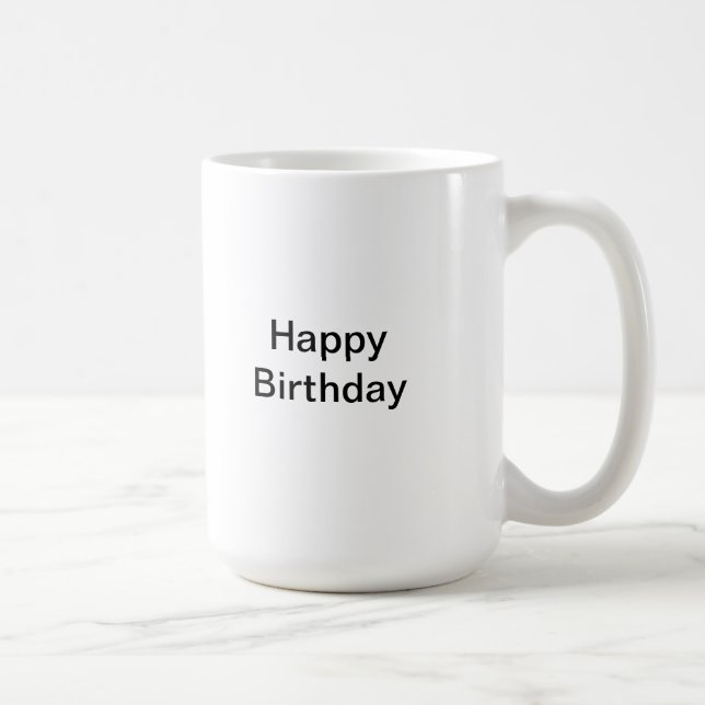 Tasse d'anniversaire (Droite)