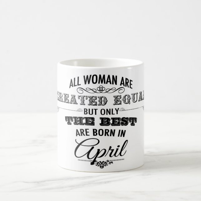 Tasse d'anniversaire d'avril (Centre)