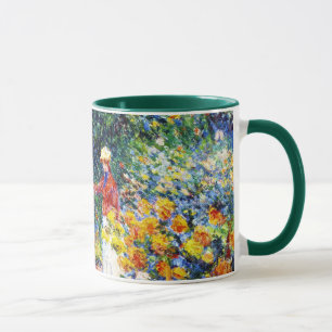 Tasse Dans la peinture de femme de Claude Monet de