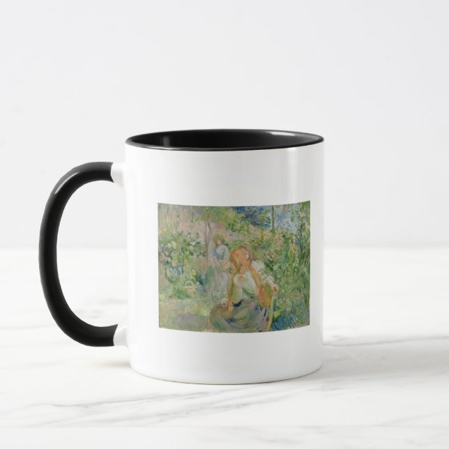 Tasse Dans le jardin au Roche-Plat, 1894 (Gauche)