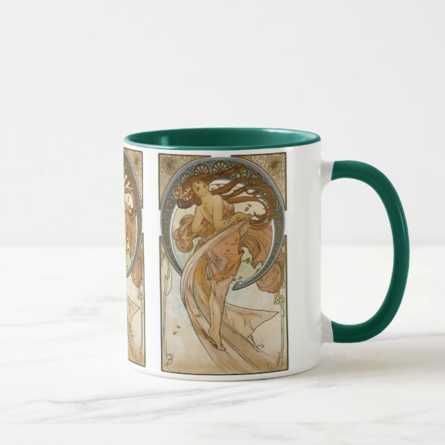 Tasse Danse (1898), Alphonse Mucha Art nouveau (Droite)