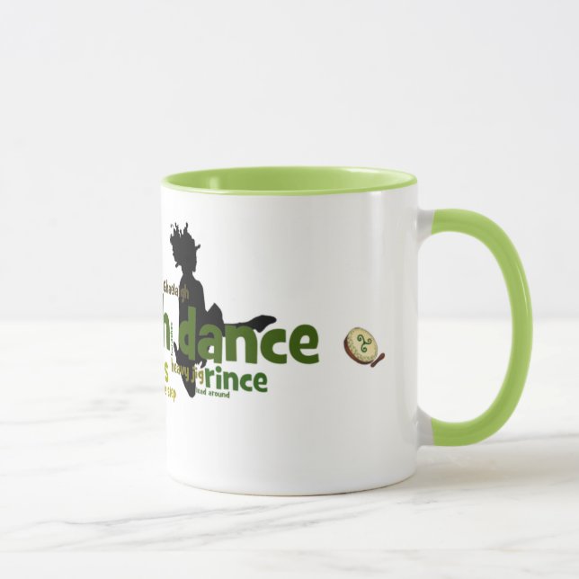 Tasse Danse Wordle d'Irlandais (Droite)