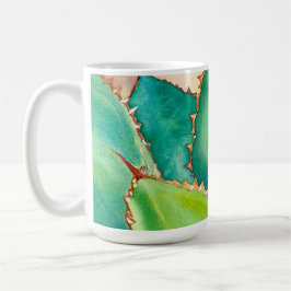 Tasse d'aquarelle d'agave par Debra Lee Baldwin