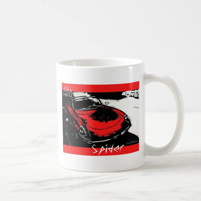 Tasse d'araignée d'alpha (Droite)