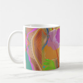Tasse d'art abstrait
