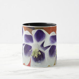 Tasse d'art abstrait de géométrie de printemps
