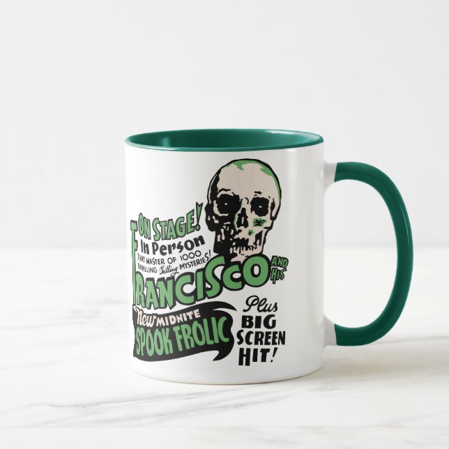 Tasse d'art d'affiche d'exposition de spectre de (Droite)