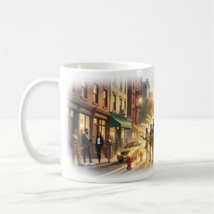 Tasse d'art de la parade de dragon de jazz de Gold