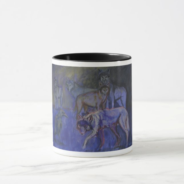 Tasse d'art de loups (Centre)