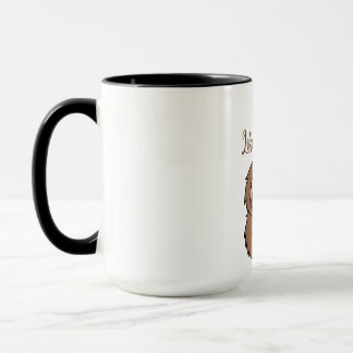 Tasse d'art de paresseux floral