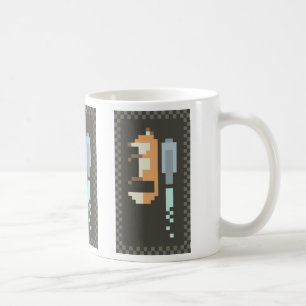Tasse d'art de pixel de Fox Jetpack