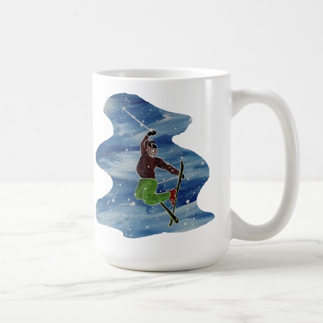 Tasse d'art de ski (Droite)