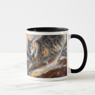 Tasse d'art d'esprit de Lynx
