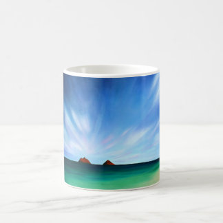 Tasse d'art d'océan d'îles d'Hawaï Mokulua