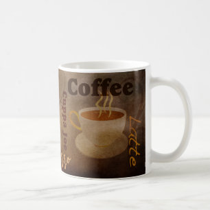 Tasse d'art du mot de l'amant de café