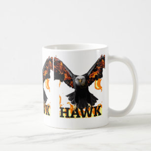 Tasse d'art Faucon – Conception audacieuse d'oisea