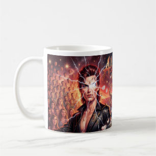 Tasse d'art Glam Lightning Cosmic Dreamscape