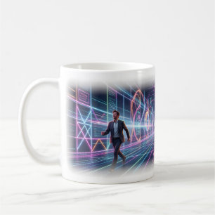 Tasse d'art Jardin de Rêves du Futur Néon
