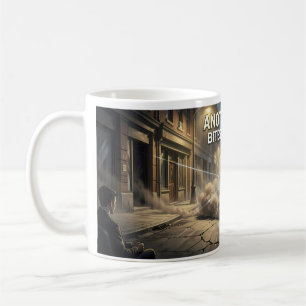 Tasse d'art noir de confrontation poussiéreuse cin