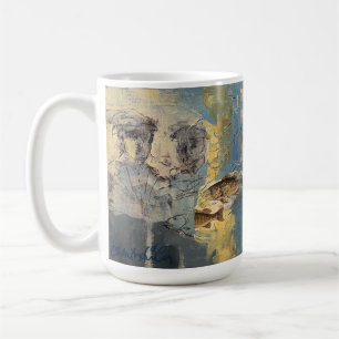 Tasse d'art raffiné Fish Market par Carol Worthing